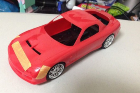 ボディとシャーシを仮組み