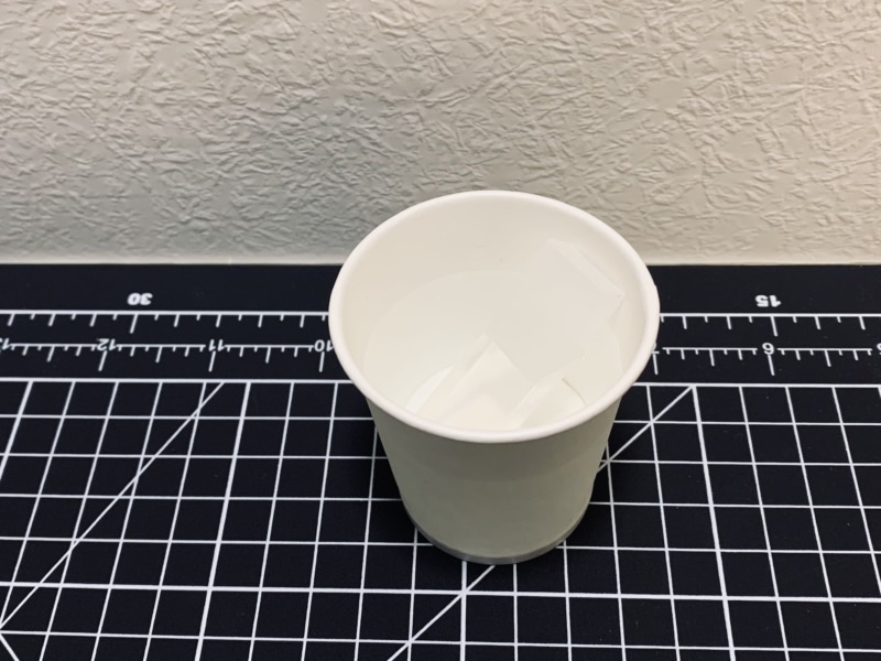 おゆまるを加熱する様子