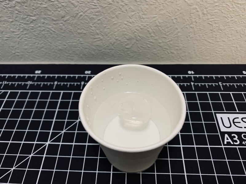 おゆまるを再加熱する様子